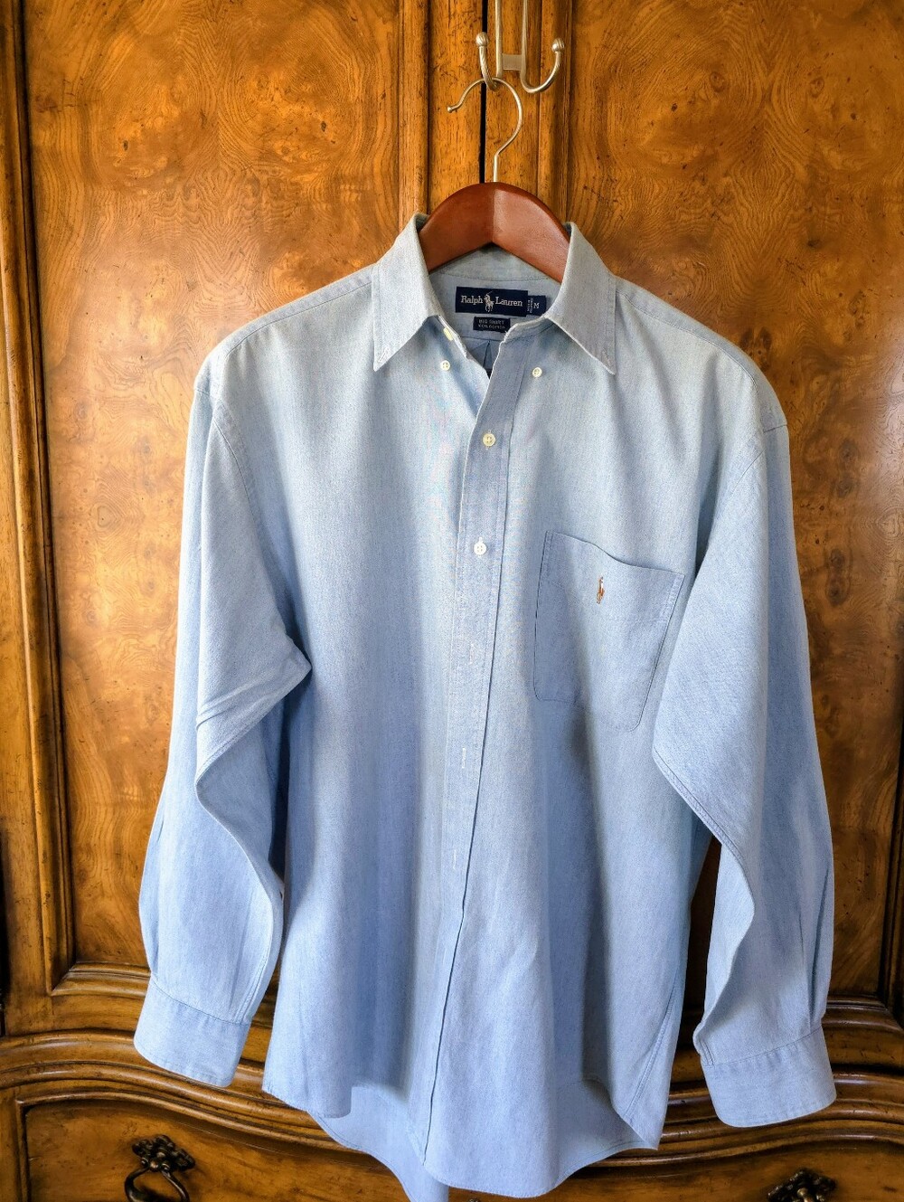 Ralph Lauren blue BIG SHIRT (L)